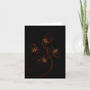 Carte de note d'art Abstraite