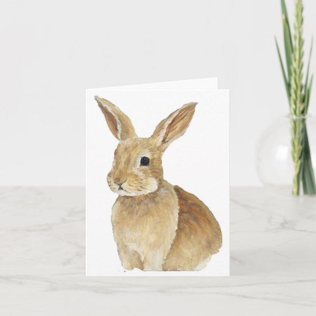 Carte de note d'art Bunny (Devant)