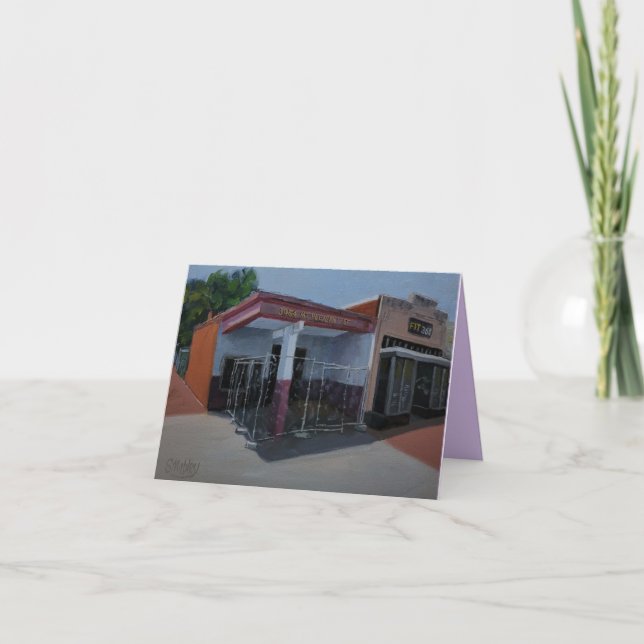 Carte de note d'art de garage abandonnée (Devant)