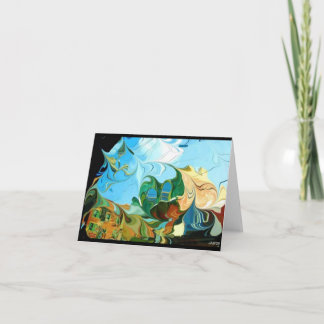 Carte de note d'art originale Jam_Jar_Marr