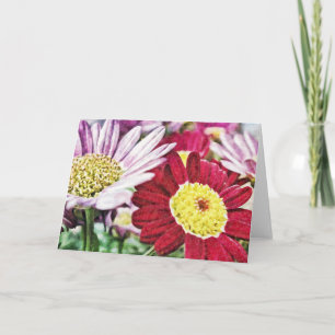 Carte de note d'art style marguy