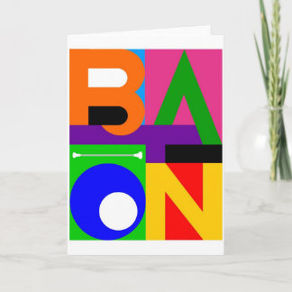 Carte de note de "BÂTON"