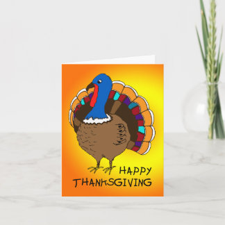 Carte de note de bon thanksgiving