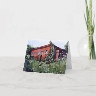 Carte de note de Chambre de poulet de Gramma