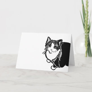 Carte de note de chat