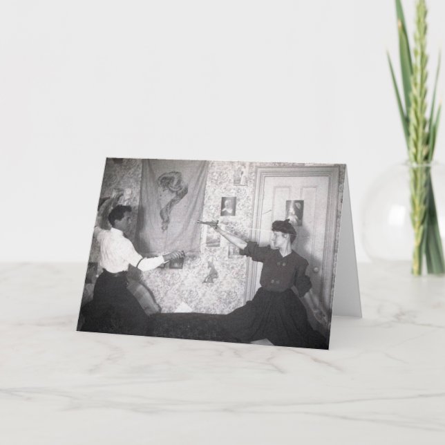 Carte de note de clôture vintage (Devant)