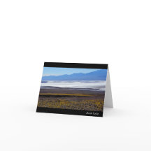 Carte de note de Death Valley