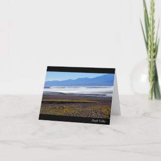 Carte de note de Death Valley
