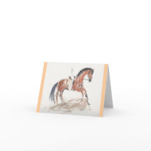 Carte de note de dressage