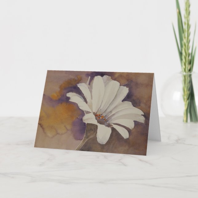 Carte de note de fleur d'humeur (Devant)