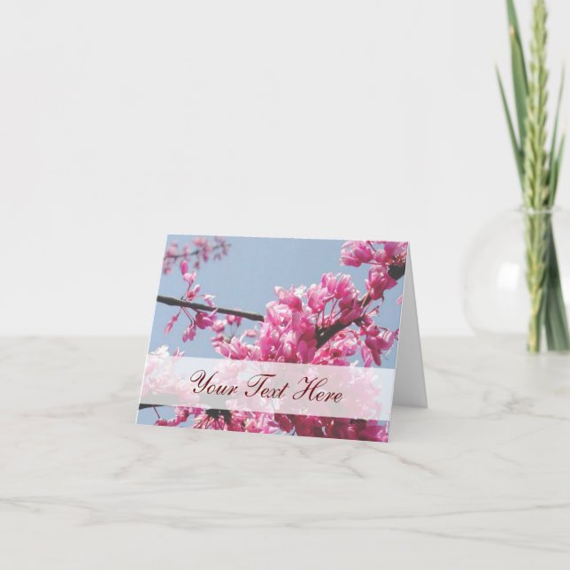 Carte de note de fleurs de cerisier (Devant)
