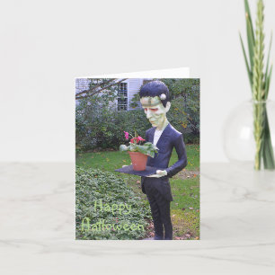 Carte de note de Frankenstein Halloween