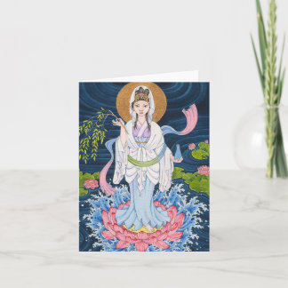 Carte de note de Guan Yin