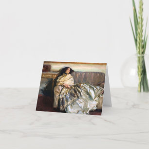 Carte de note de John Singer Sargent Nonchaloir