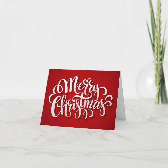 Carte de note de Joyeux Noël (Devant)