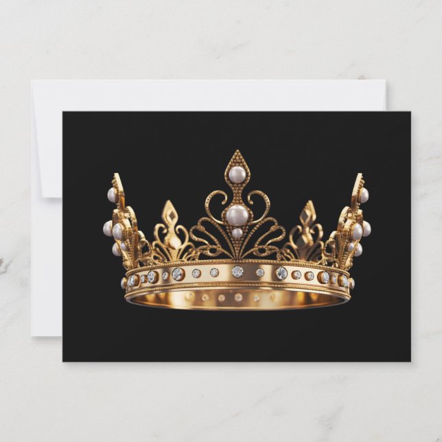 Carte de note de la couronne Pageant (Devant)