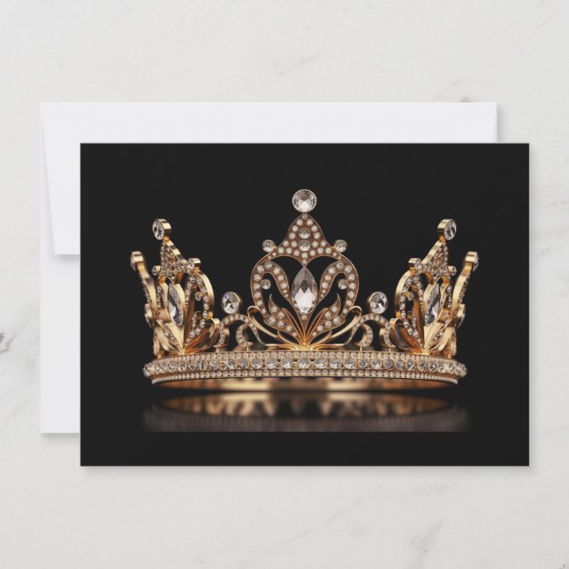 Carte de note de la couronne Pageant (Devant)