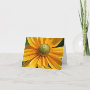 Carte de note de la photographie florale du jour e
