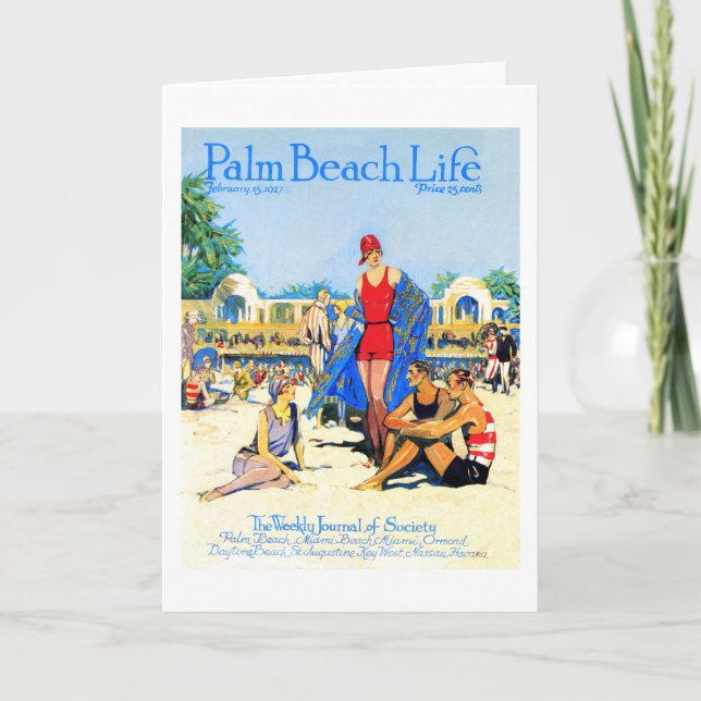 Carte de note de la vie #13 de Palm Beach (Devant)
