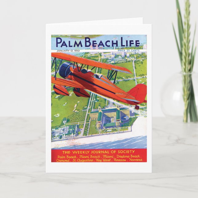 Carte de note de la vie #1 de Palm Beach (Devant)