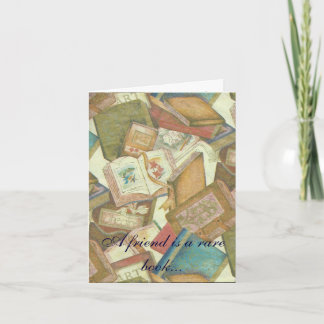 Carte de note de l'Amitié des livres rares