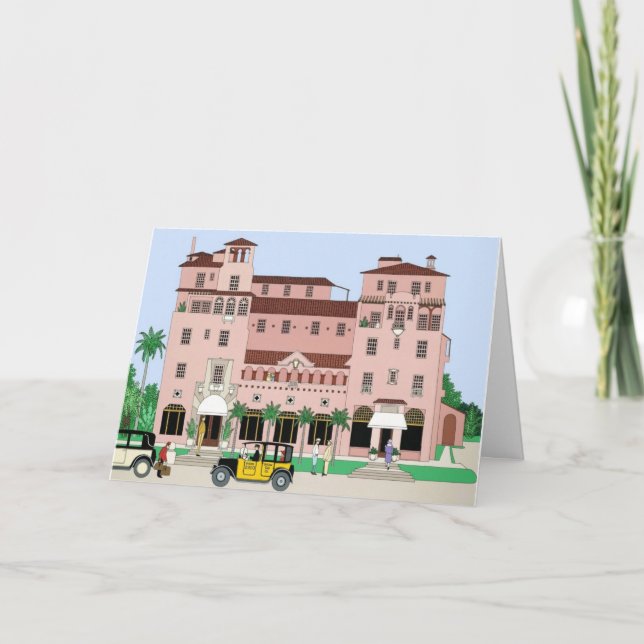 Carte de note de l'hôtel John Ringling (Devant)