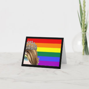 Carte de note de l'objet Drag Pride