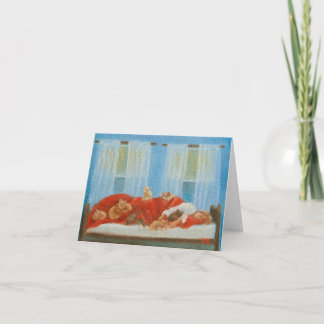 Carte de note "de Madame de chat" par Deborah Ann