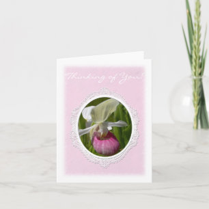 Carte de note de Madame de rose en pastel