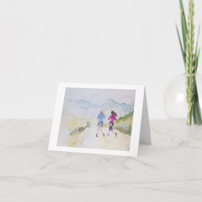 Carte de note de no. 1 de coureurs de traînée (Devant)