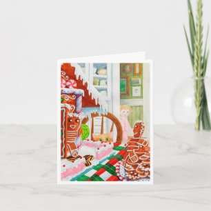 Carte de note de Noël GINGERBREAD SURPRISE