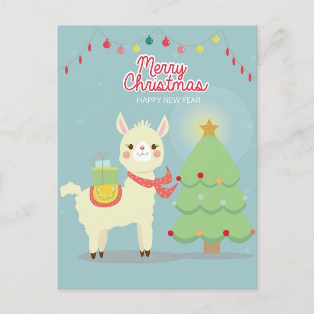 Carte de note de Noël Joyeux (Devant)
