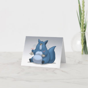 Carte de note de piège de souris