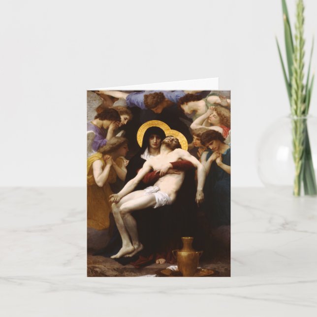 Carte de note de Pieta de Bouguereau (Devant)
