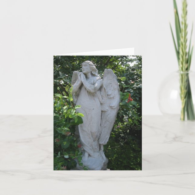 Carte de note de prière d'ange (Devant)