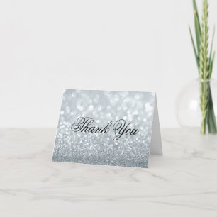 Carte de note de remerciement - Argent Lit Fab