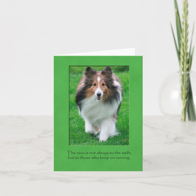 Carte de note de Sheltie (Devant)