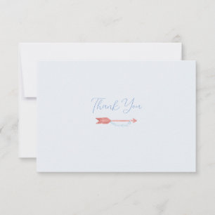 Carte de note de sortie de la flèche d'aquarelle