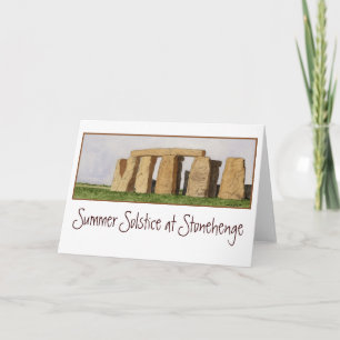 Carte de note de Stonehenge
