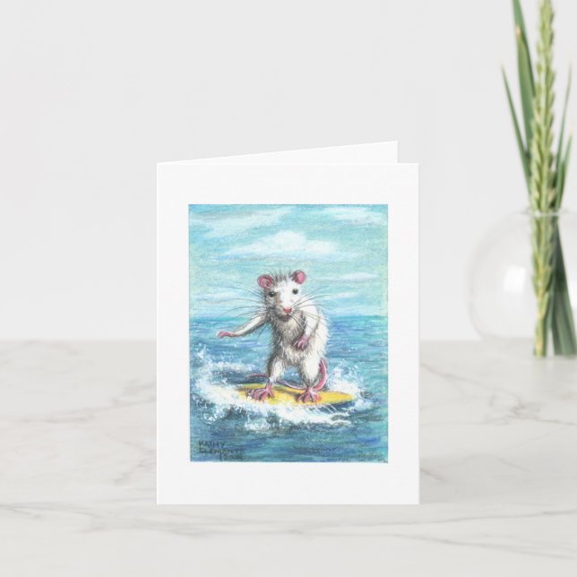 Carte de note de surf (Devant)