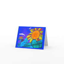 Carte de note de tournesol