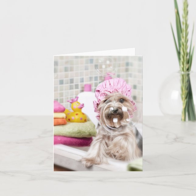 Carte de note de Yorkie (Devant)