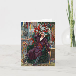 Carte de note démons du Nouvel An