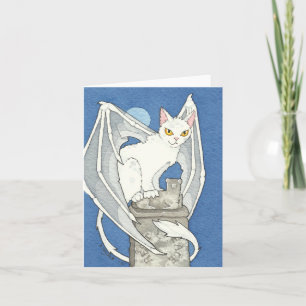 Carte de note déplaisante de chat