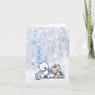 Carte de note des coursiers d'hiver