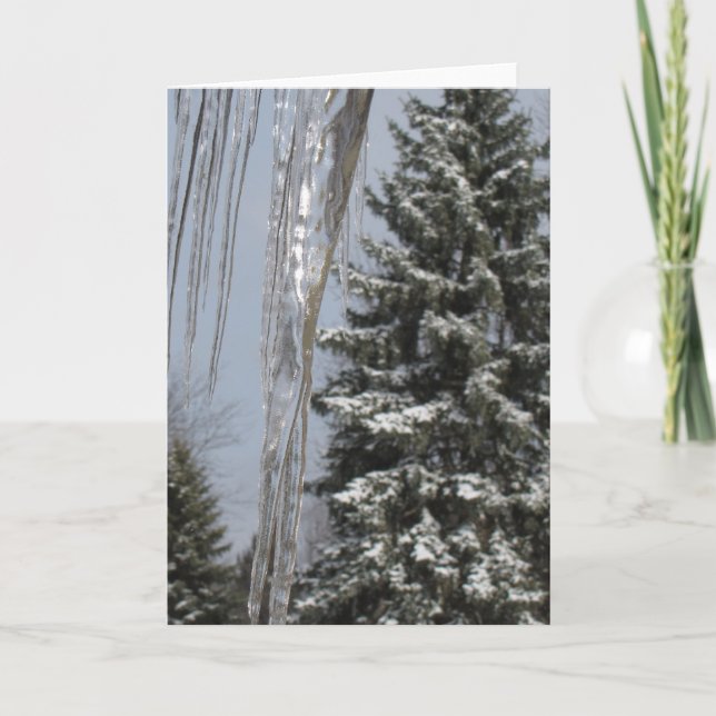 Carte de note d'hiver (Devant)