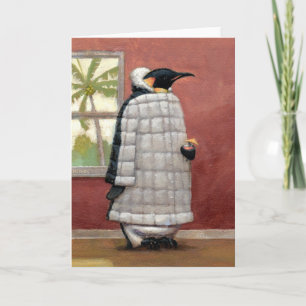 Carte de note du cool Penguin