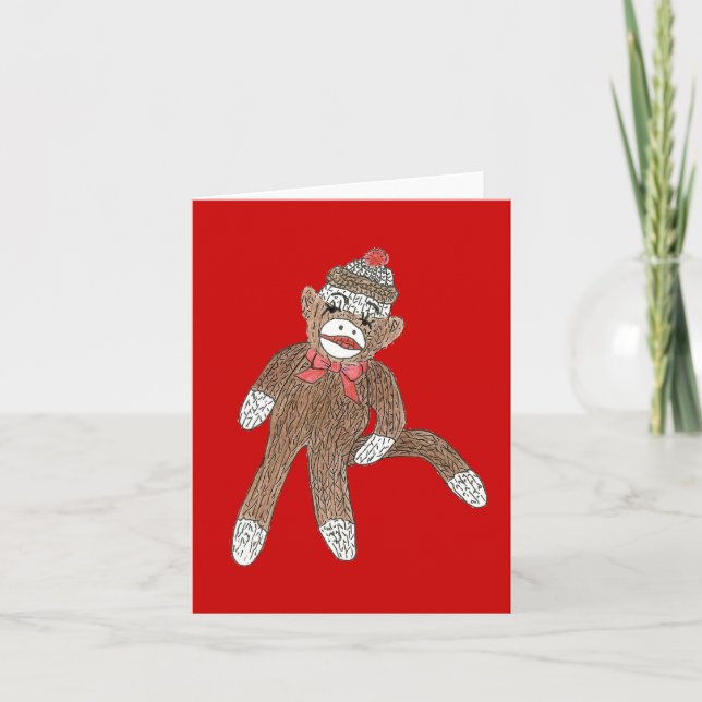 Carte de note du singe de réserve (Devant)