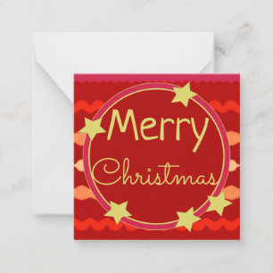 Carte de note en papier de Noël Sweet Mini