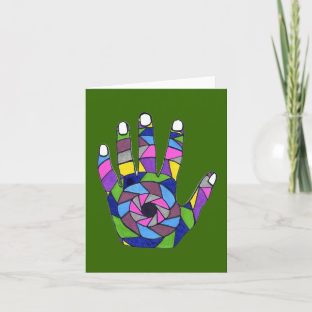 Carte de note Facettes (Devant)